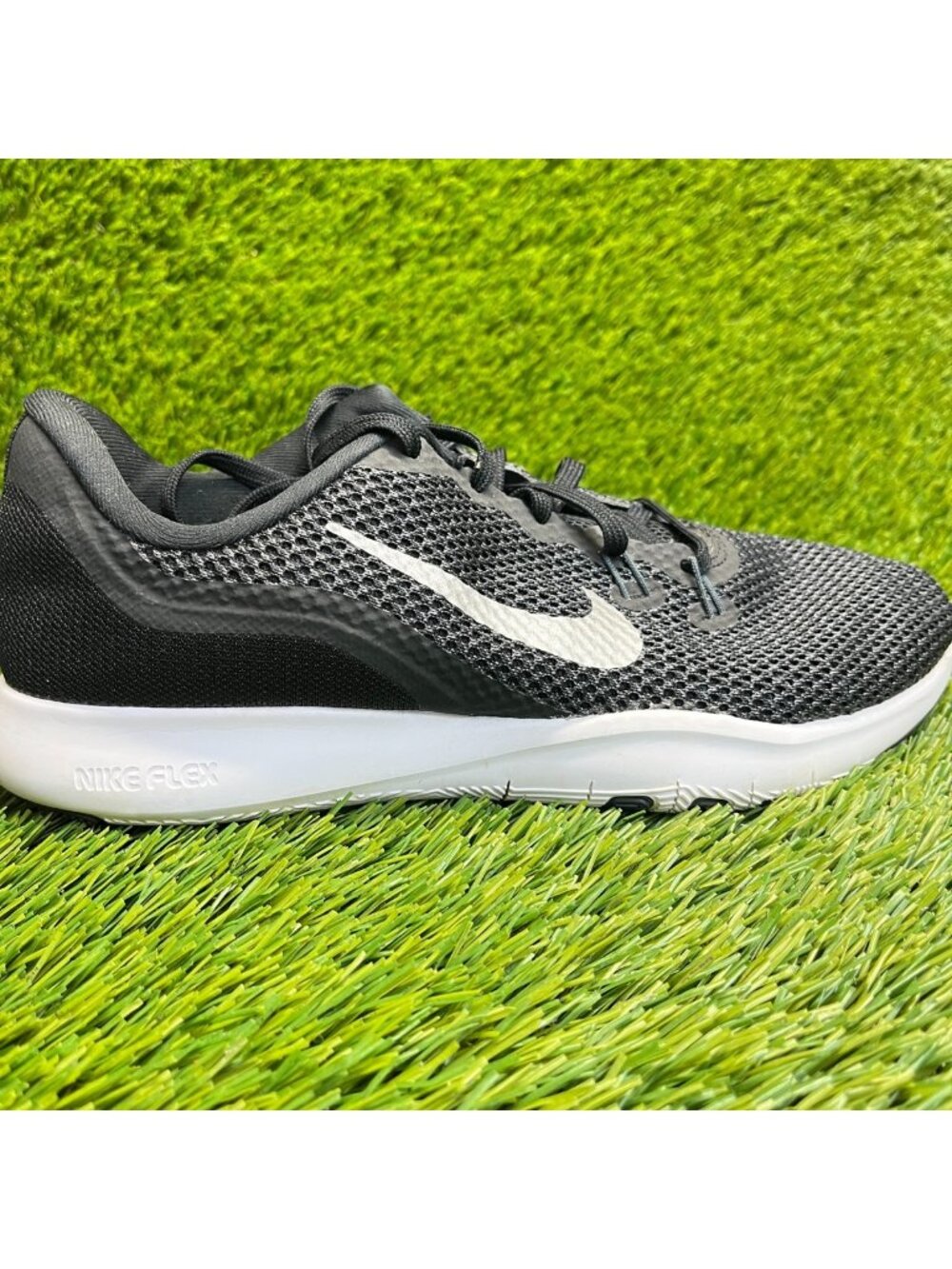Nike Flex Trainer 7 Womens Size 7.5D Black White Athletic Running Shoes Sneakers